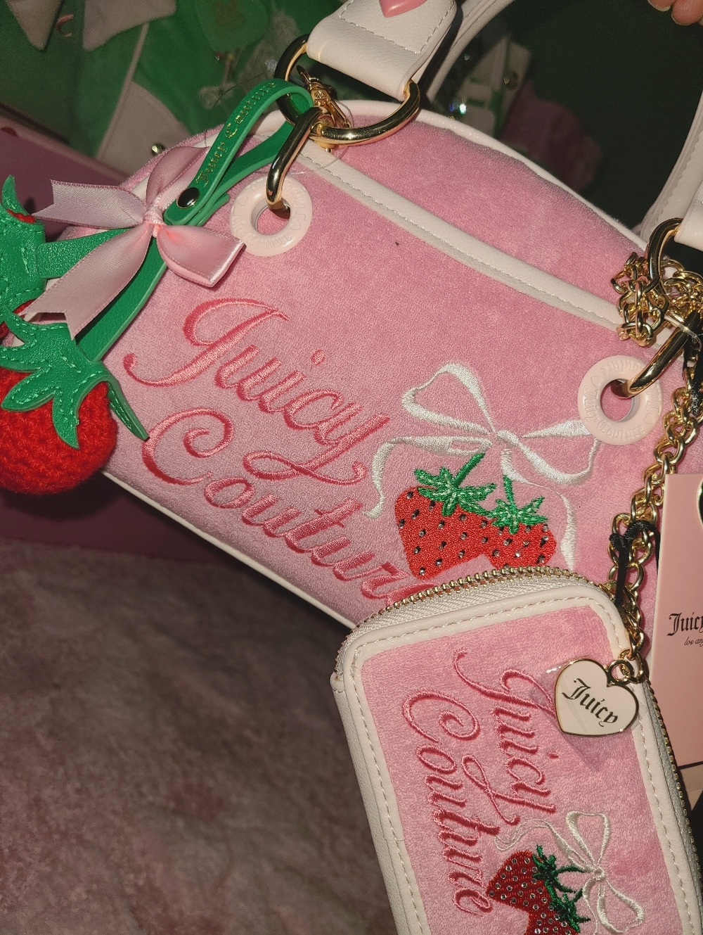 Juicy Couture Bag & Wallet Set 🍓 - Picture 2 of 7